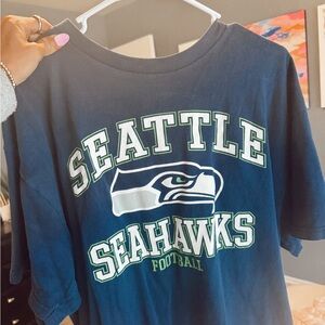 Seattle Seahawks Navy Blue T-Shirt size XL